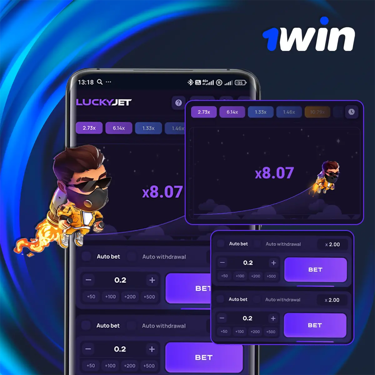 Lucky Jet 1Win features and tips